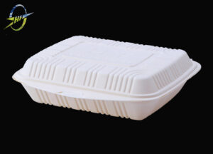 Biodegradable Cornstarch Lunch Box-1800ml-3 Compartment