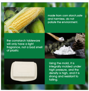 Cornstarch-Based Disposable Tableware